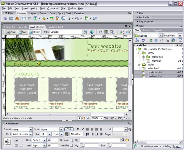 Add pages to your website in Dreamweaver