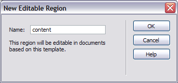 Editable Region name