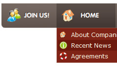 Dreamweaver Interface Homepage Samples Dreamweaver Roll Up Menu