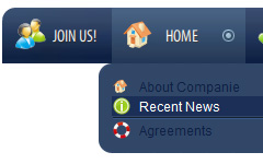 Drop Down Menu Dreamweaver Template Css Glossy Rounded Buttons