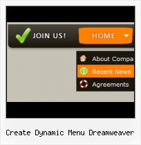 Dreamweaver Dynamic Side Menubar Button Maker Template 8 Up