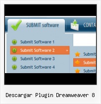 Animated Menu Horizontal Dreamweaver Web Buttons With Submenus