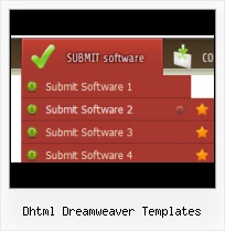 Pre Loaded Dreamweaver 4 Templates Stylish Tab Button For Website