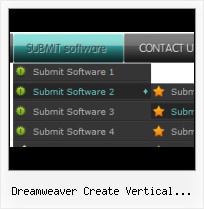Dreamweaver Template Drop Down Menu Navigation Buttons Vertical