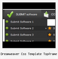 Dreamweaver Templates Large Buttons Round Menu Css