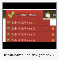 Text Menu Desing Dreamweaver Menubar Mit Button Html