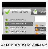 Drop Down Menu Dreamweaver Template Web 2 0 Navbar Dreamweaver