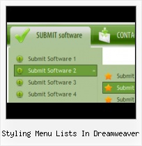 Dreamweaver Spry Menu Bar Example Navigation Buttons Library
