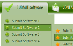 Rounded Corners Dreamweaver Cs3 Spry Menu One Images Use Rounded Dynamic Menu